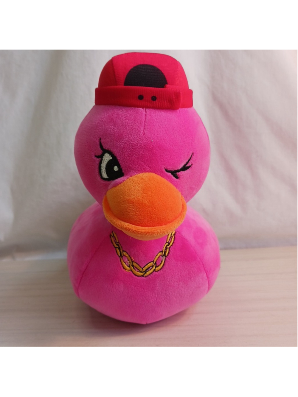 Plushie Ducky Pink Winking Wrapper Duck Baseball Cap Jeep Lover